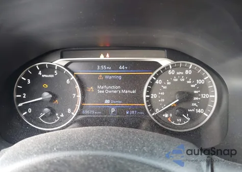 2021 Nissan Altima Sr Intelligent Awd из США, поврежденный, VIN 1N4BL4CW4MN388601